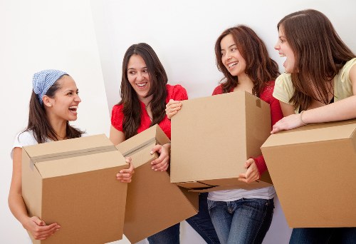 Professional packing services in action