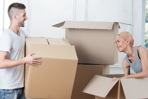 Happy clients after successful office move