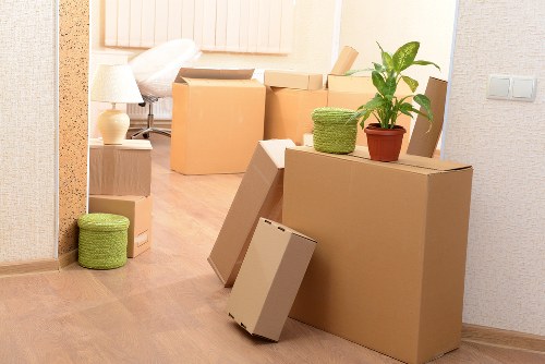Man and Van packing office items