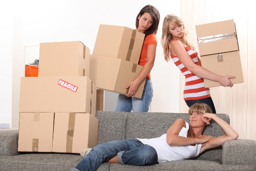 Secure unloading by a Man with Van service