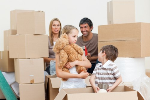 Transportation trucks for office relocation
